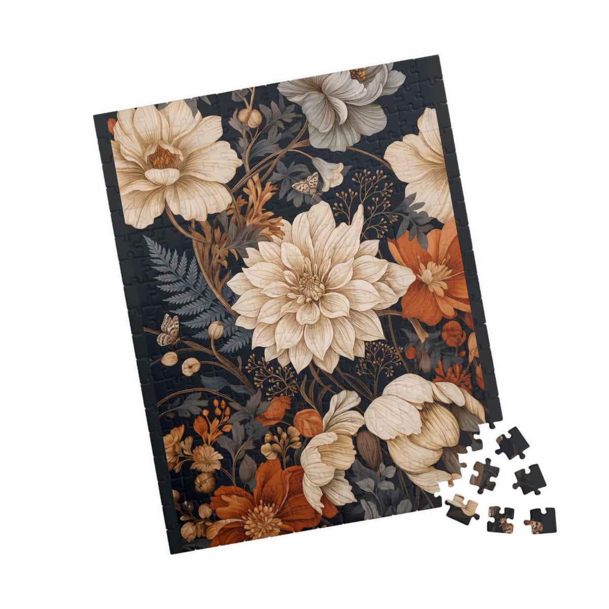 Nocturne in Ivory and Copper Jigsaw Puzzle