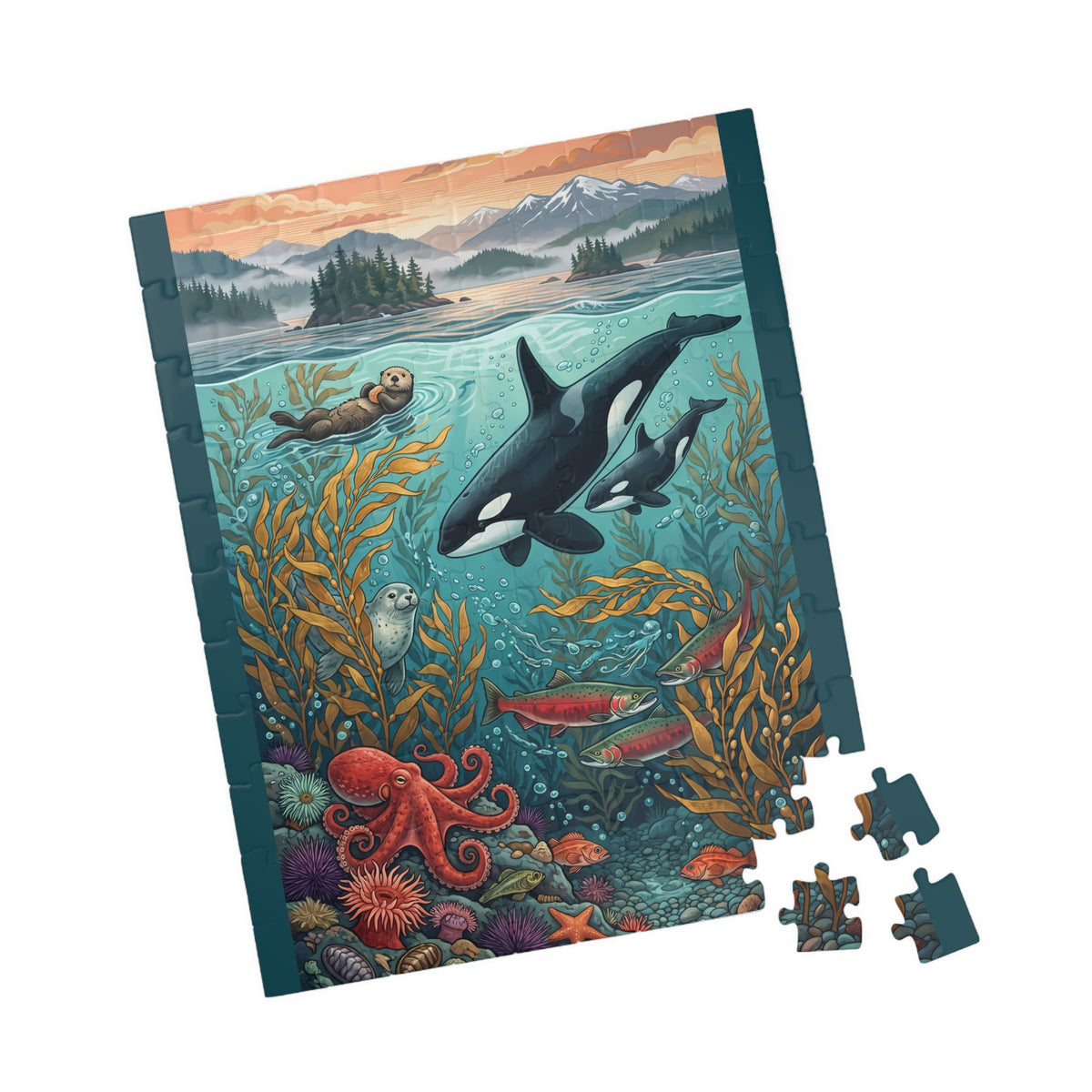 Beneath the Cedar Coast Jigsaw Puzzle