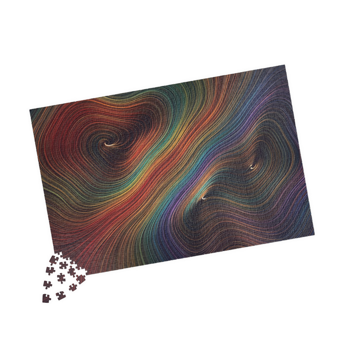 Prismatic Topography Jigsaw Puzzle