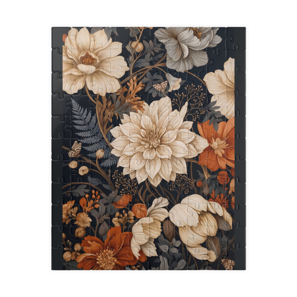 Nocturne in Ivory and Copper Jigsaw Puzzle