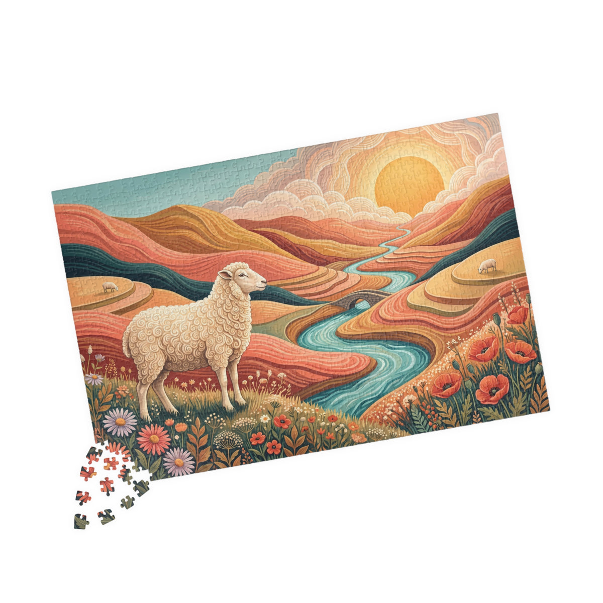 The Shepherdless Valley Jigsaw Puzzle