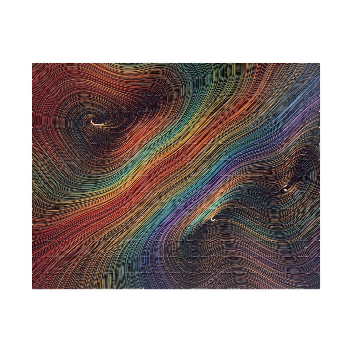 Prismatic Topography Jigsaw Puzzle
