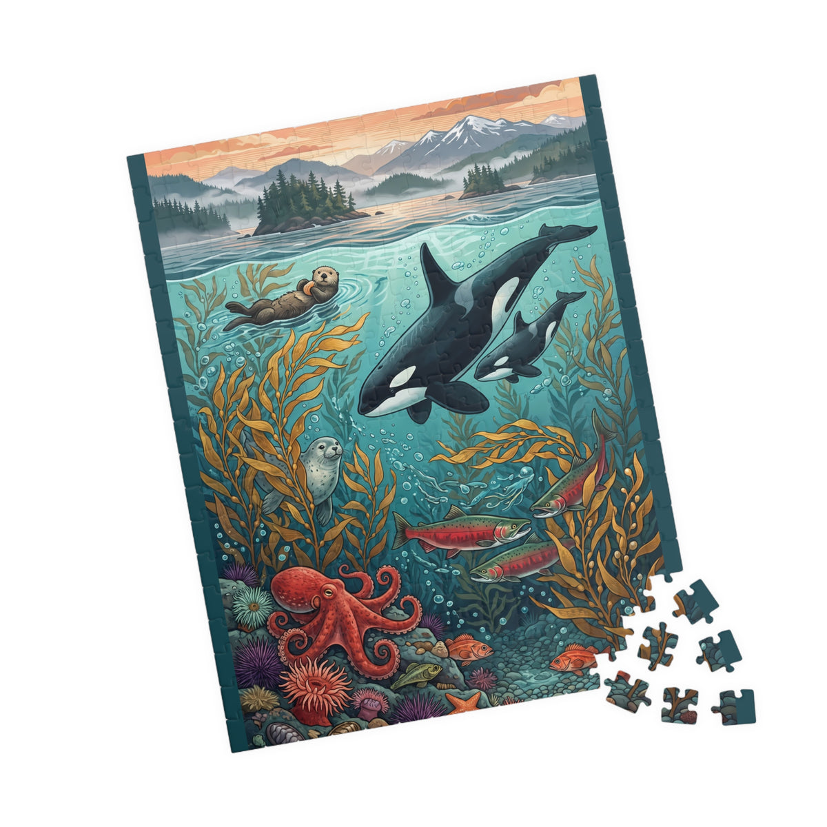 Beneath the Cedar Coast Jigsaw Puzzle