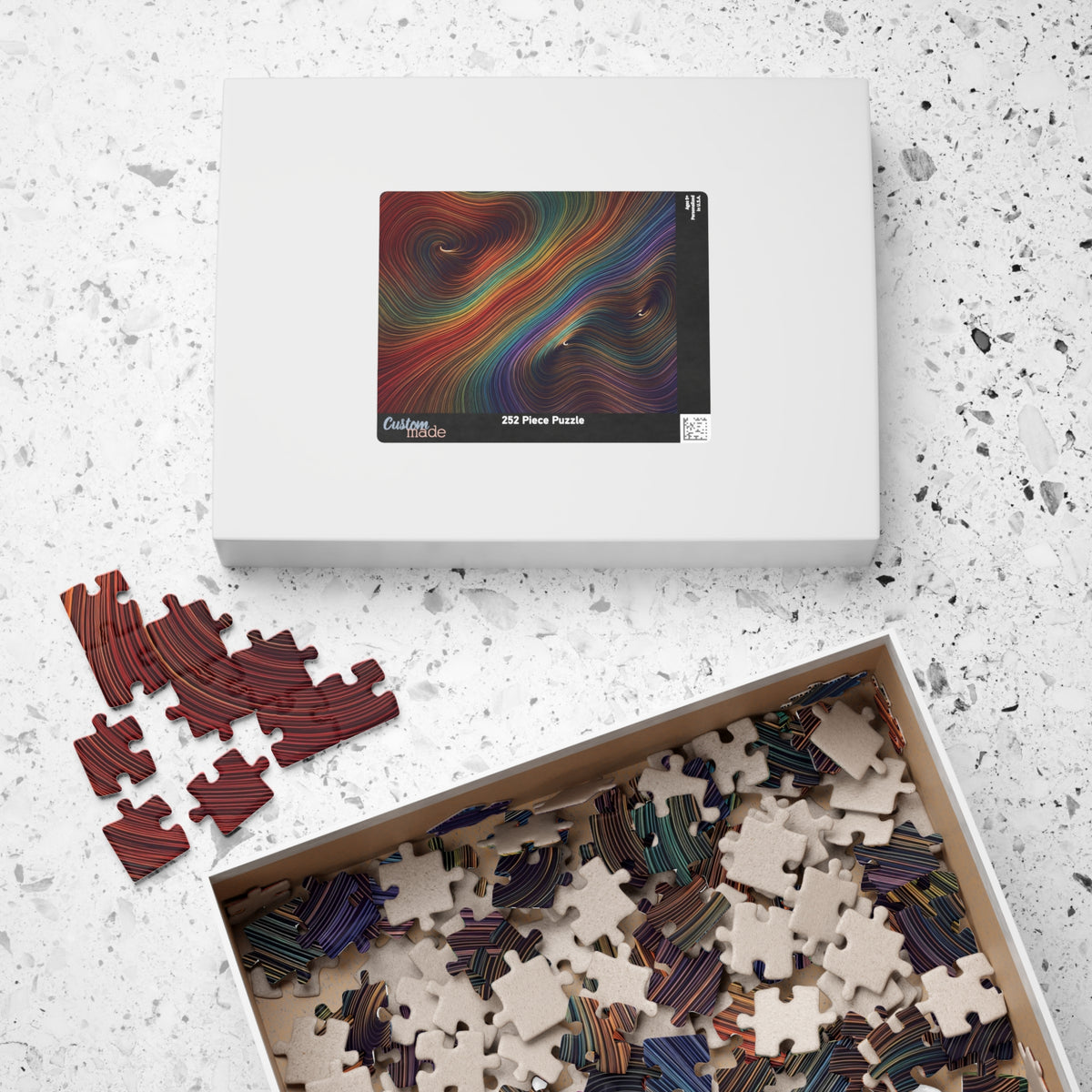 Prismatic Topography Jigsaw Puzzle
