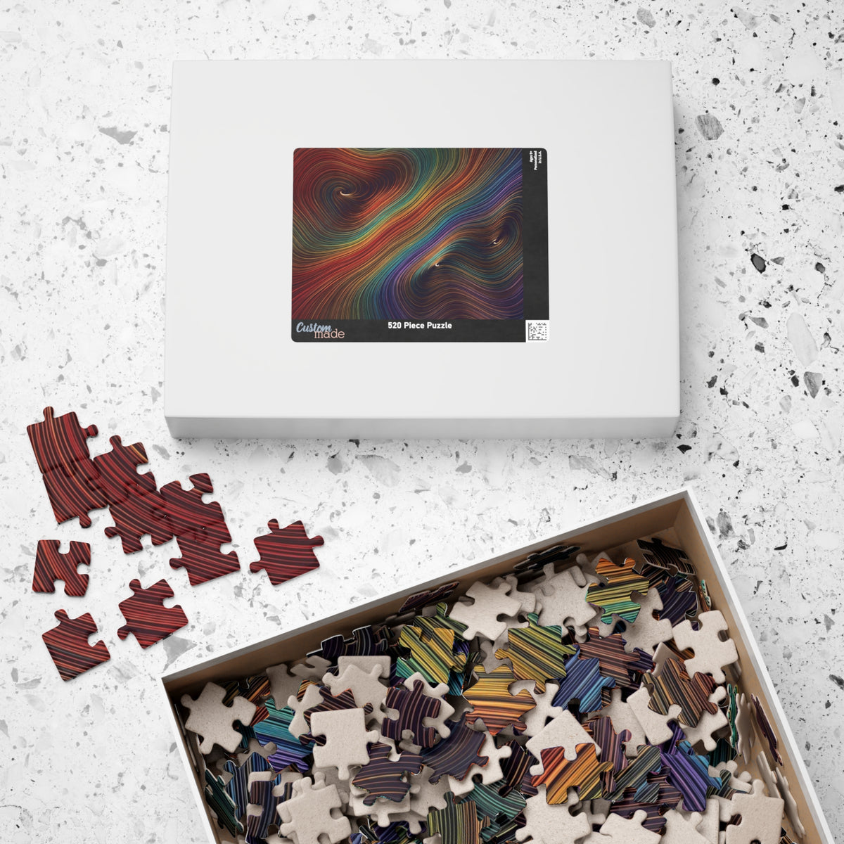 Prismatic Topography Jigsaw Puzzle