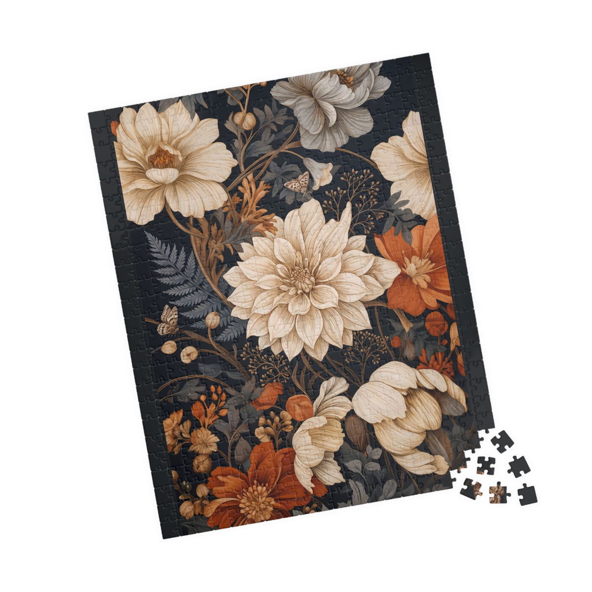 Nocturne in Ivory and Copper Jigsaw Puzzle
