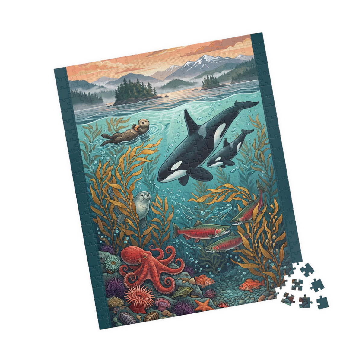 Beneath the Cedar Coast Jigsaw Puzzle