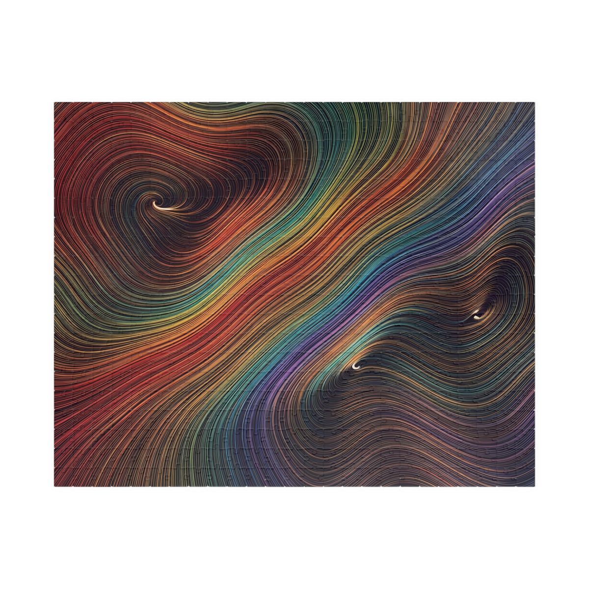 Prismatic Topography Jigsaw Puzzle