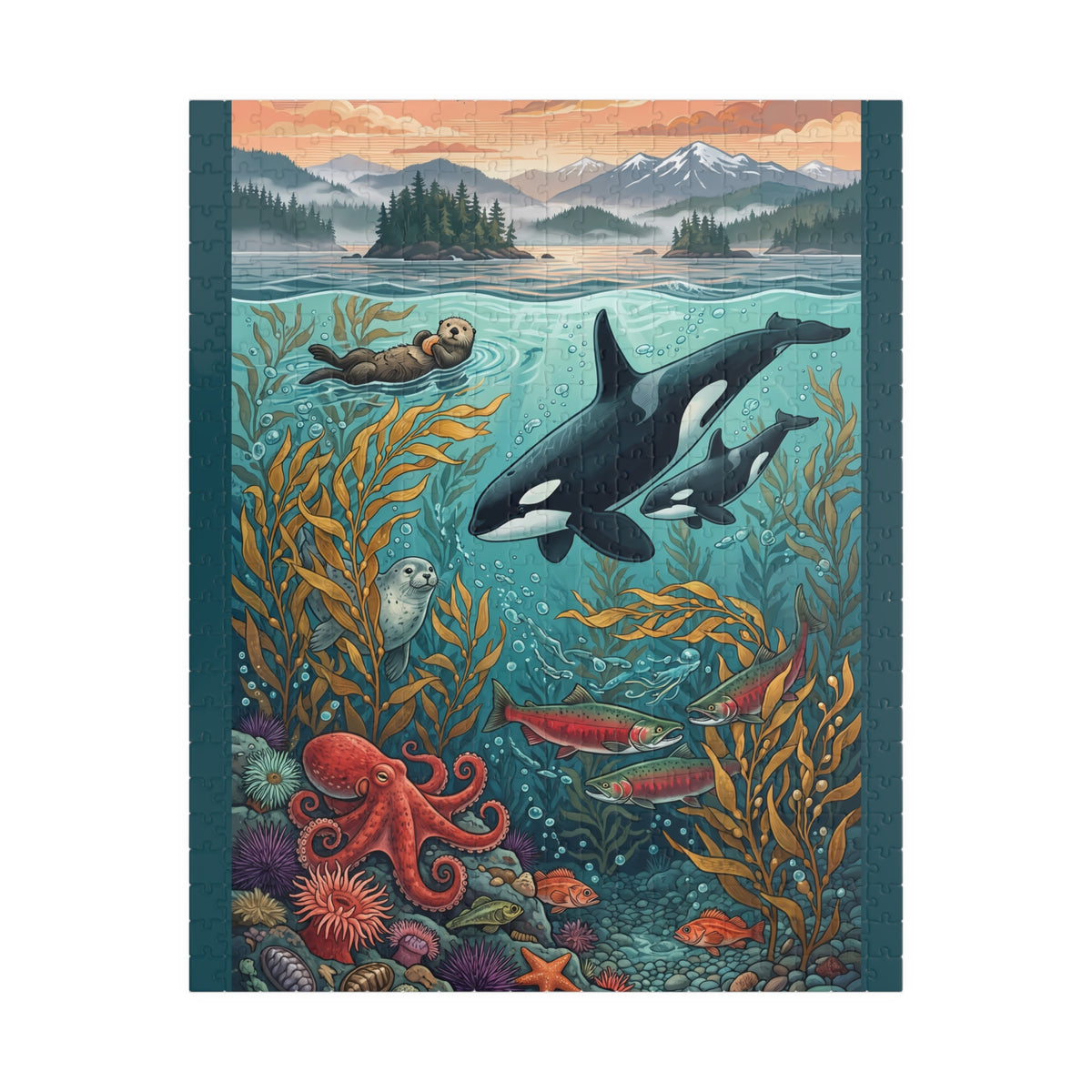 Beneath the Cedar Coast Jigsaw Puzzle