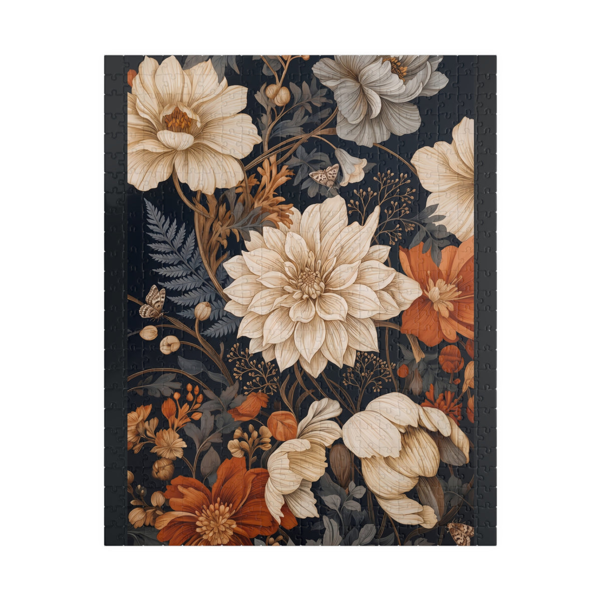 Nocturne in Ivory and Copper Jigsaw Puzzle