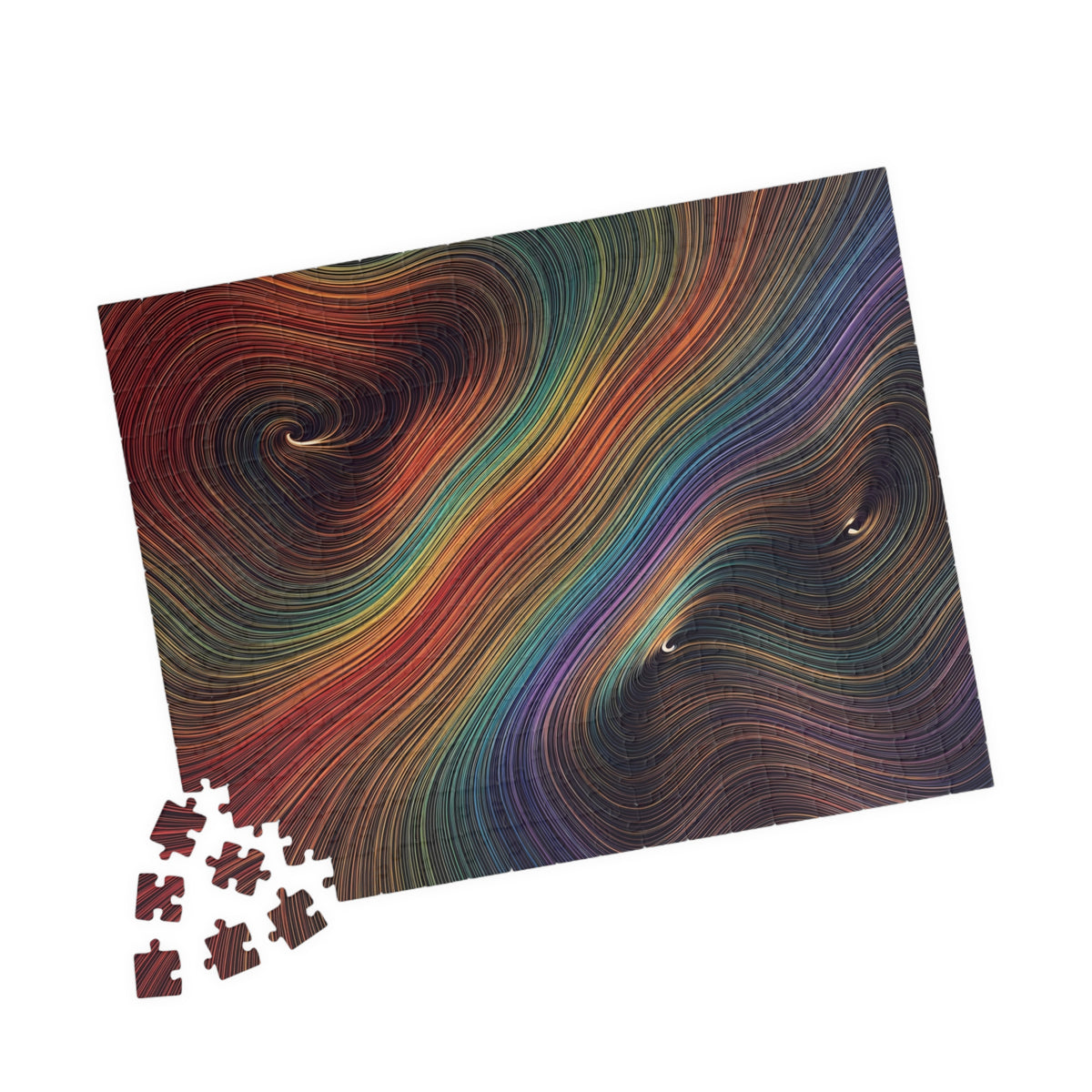 Prismatic Topography Jigsaw Puzzle