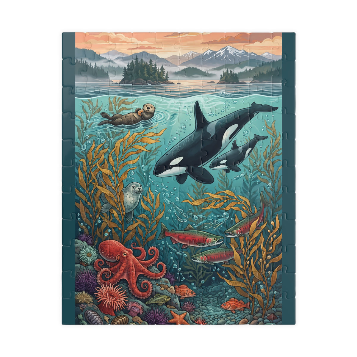 Beneath the Cedar Coast Jigsaw Puzzle