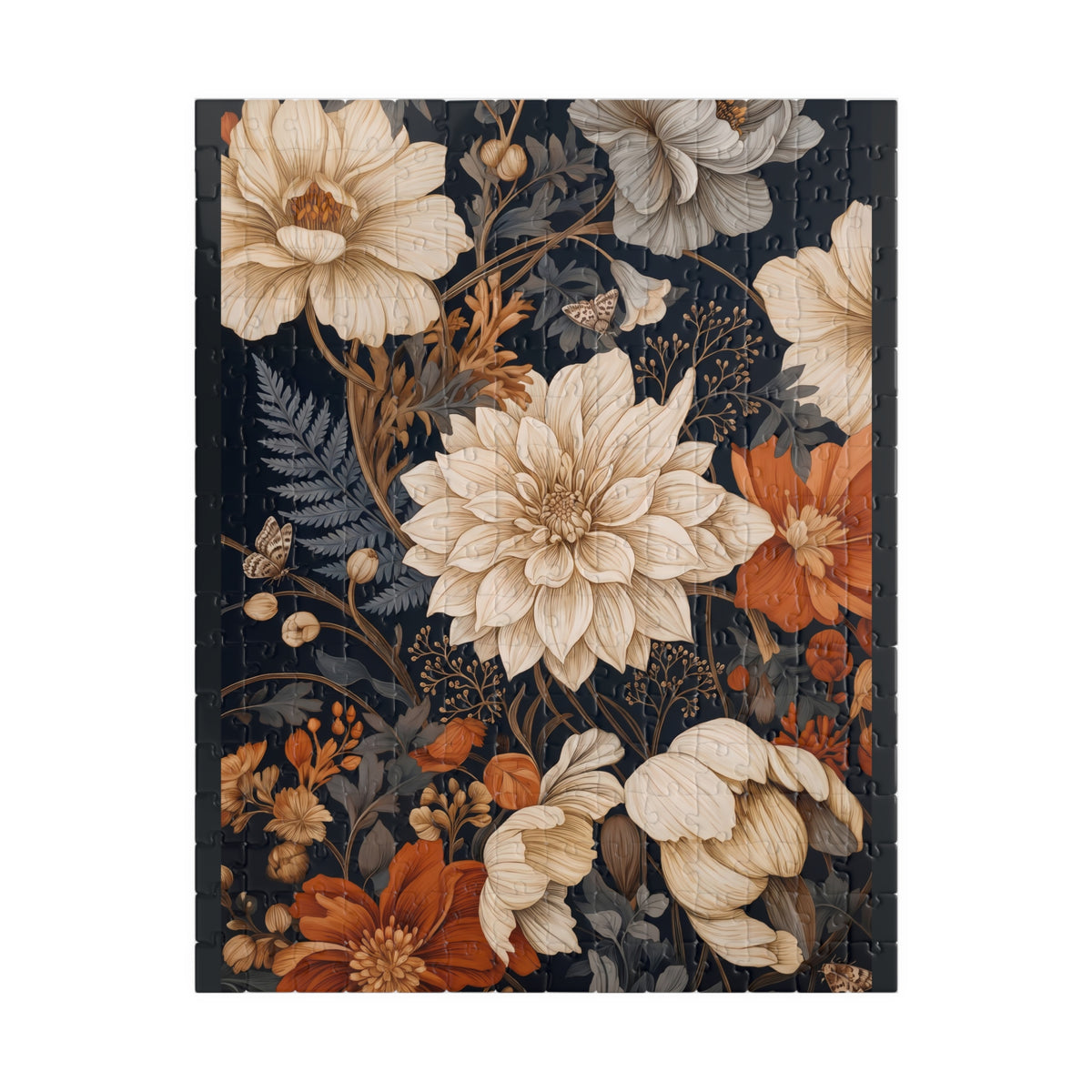 Nocturne in Ivory and Copper Jigsaw Puzzle