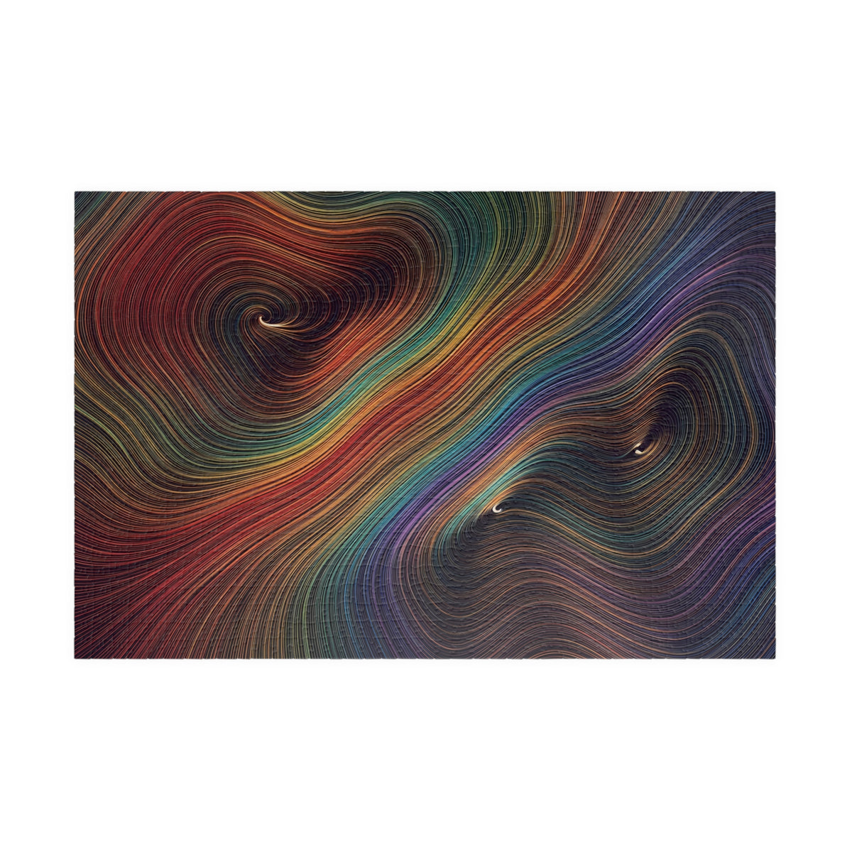 Prismatic Topography Jigsaw Puzzle
