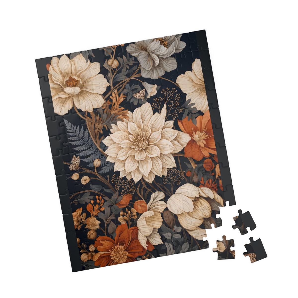 Nocturne in Ivory and Copper Jigsaw Puzzle
