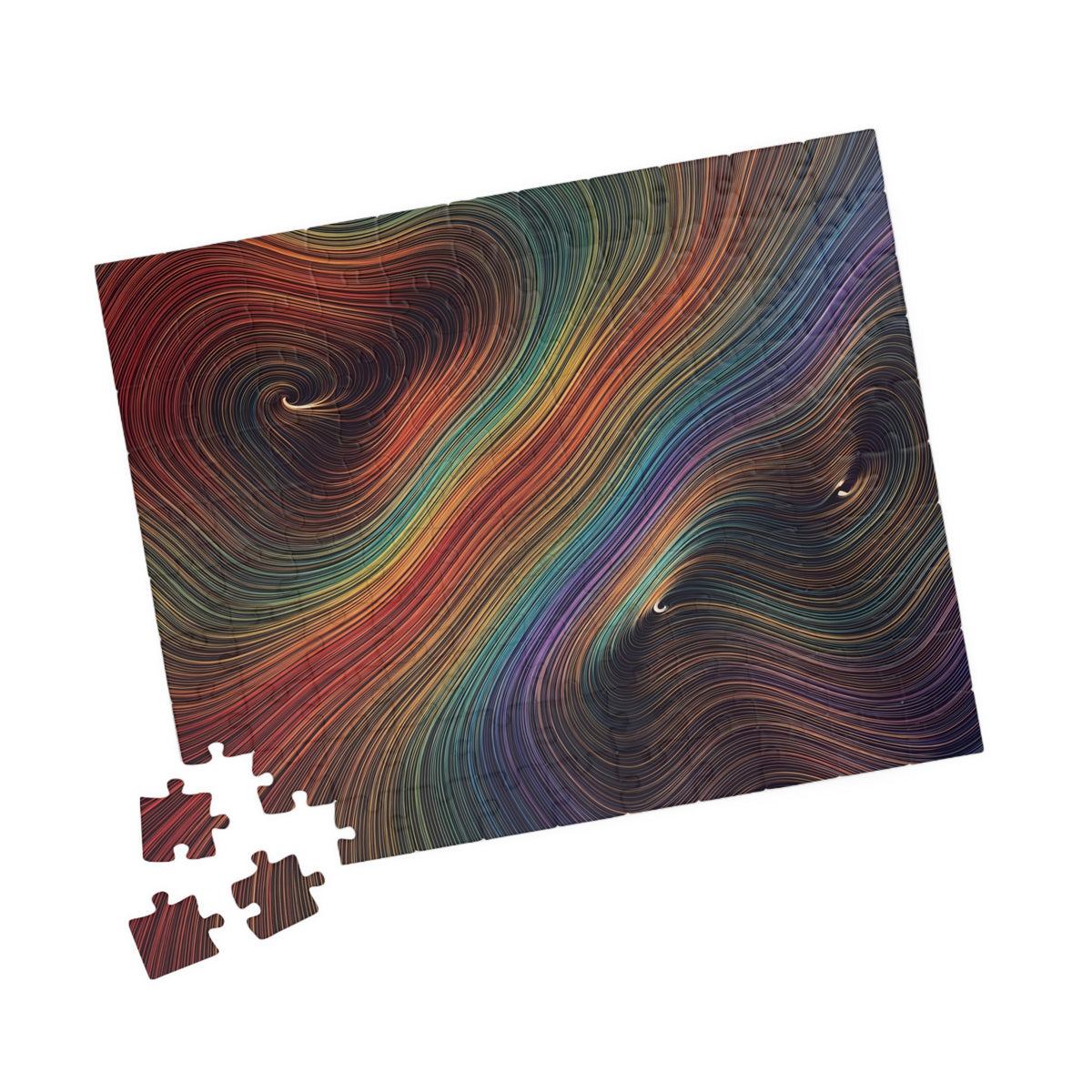 Prismatic Topography Jigsaw Puzzle
