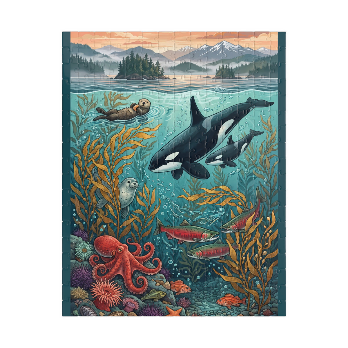 Beneath the Cedar Coast Jigsaw Puzzle