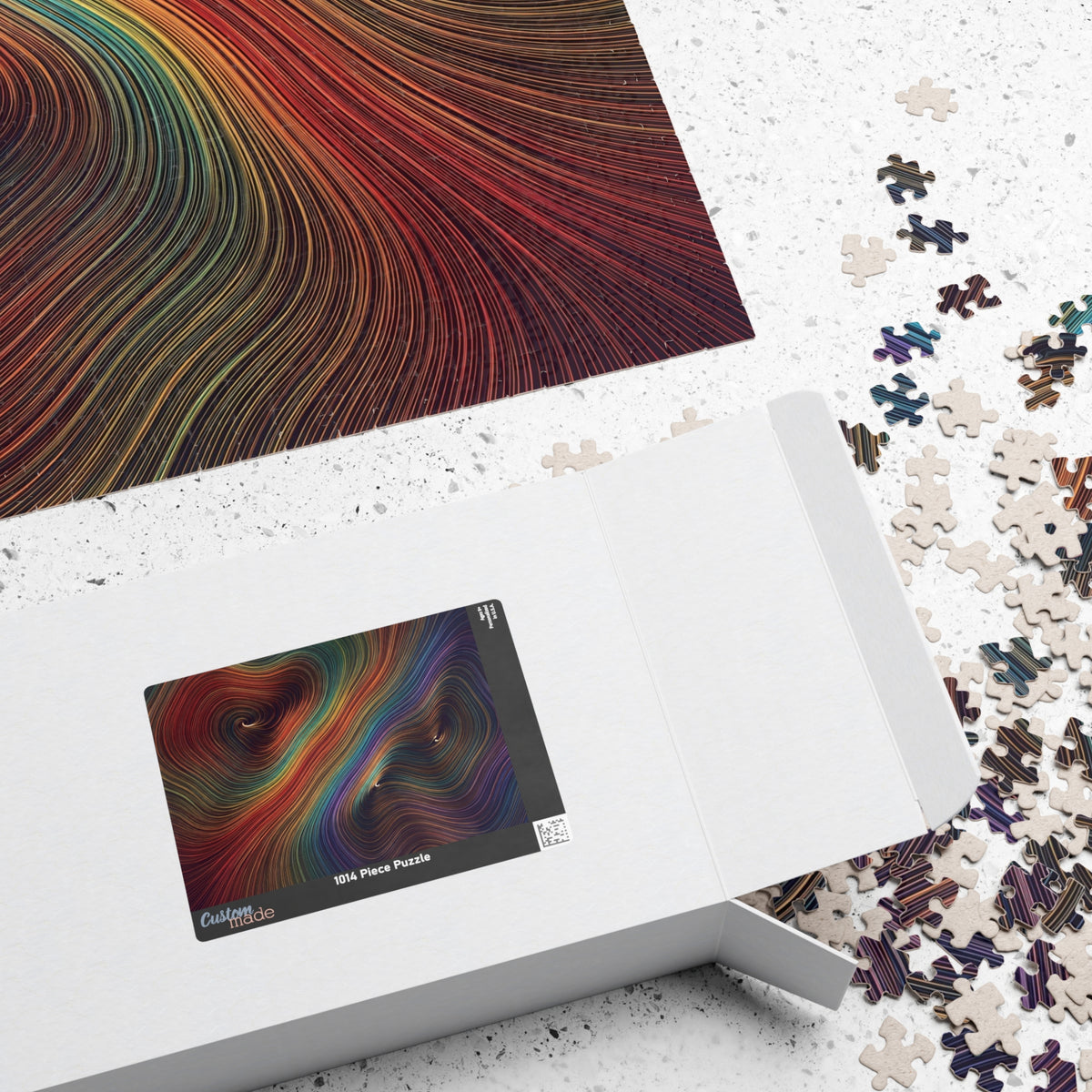 Prismatic Topography Jigsaw Puzzle