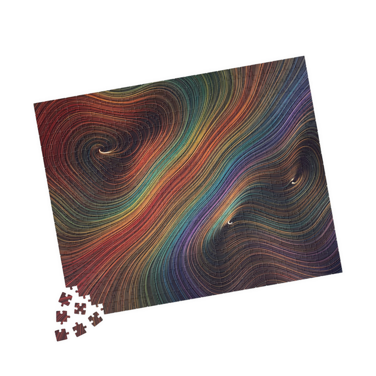 Prismatic Topography Jigsaw Puzzle